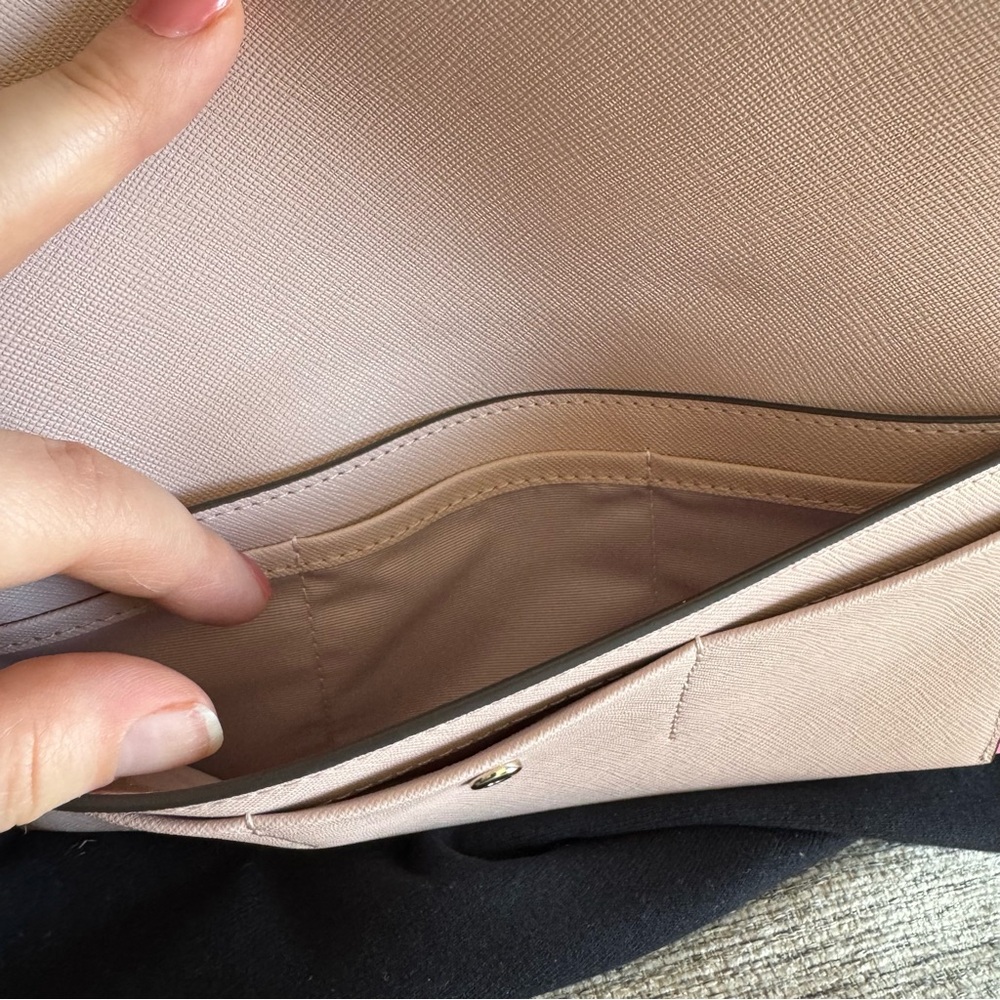 Kate Spade Abbott Palevellum Large Tote and Wallet - Picture 15 of 16
